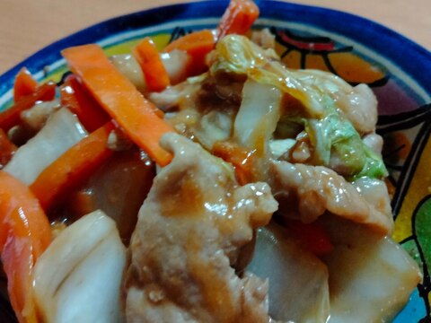 白菜&豚肉の味噌炒め